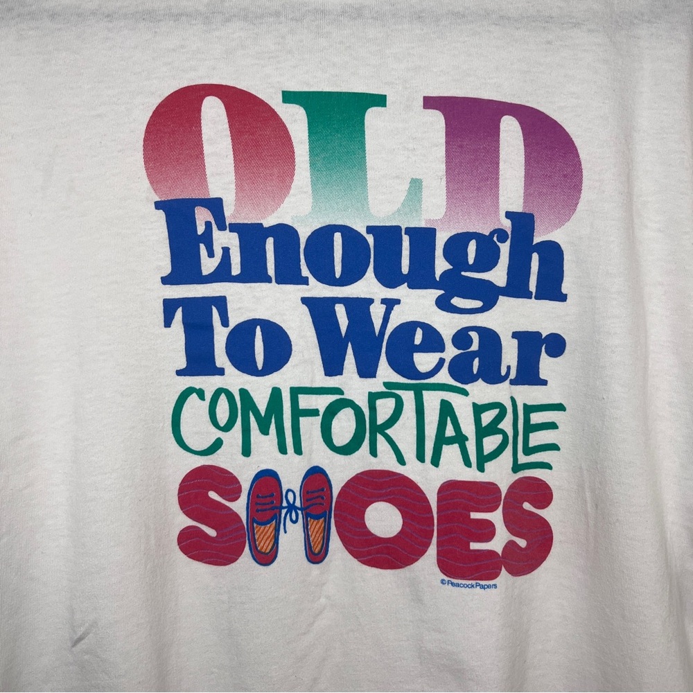 Vintage Single Stitch Tee with Funny Print - Picture 2 of 7